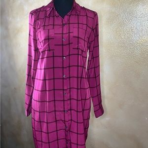 Flannel Dress Pink